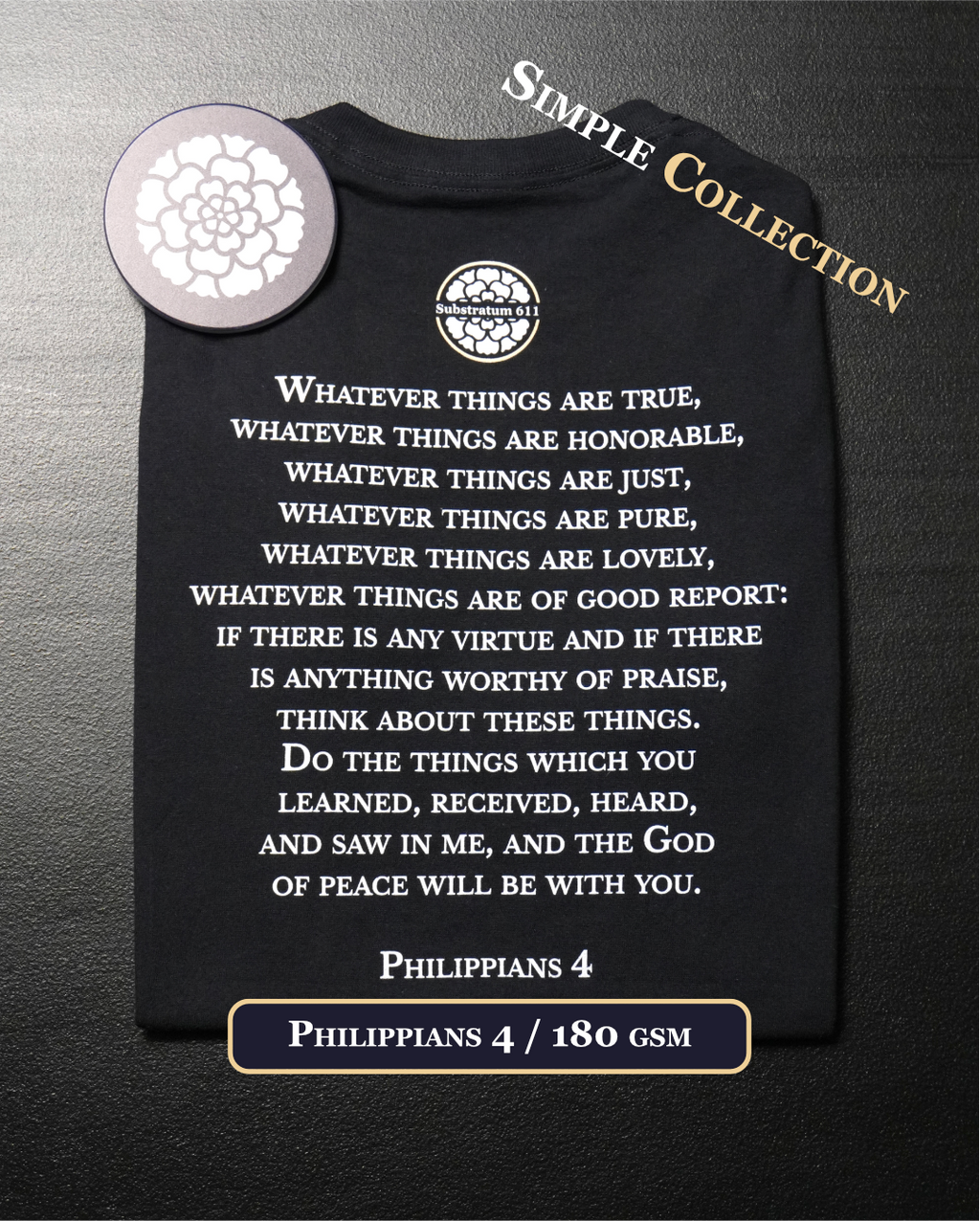 Philippians 4 Peace / 180 GSM